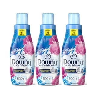 Amaciante de roupas concentrado Downy 500ml - Kit com 03 unidades