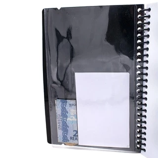 Envelope Canguru Para Agendas e Cadernos Diversos Tamanhos - PVC Cristal
