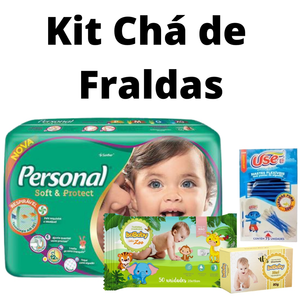 Kit chá de fralda personal higiene bebê e cuidados kit presente para ...