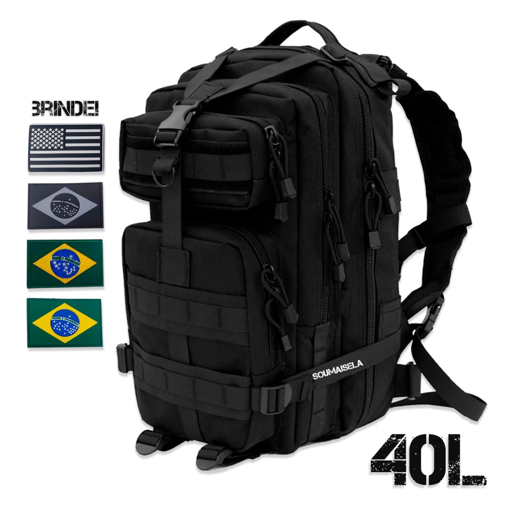 Mochila Tática Modular Cerrado - Militar & Cia