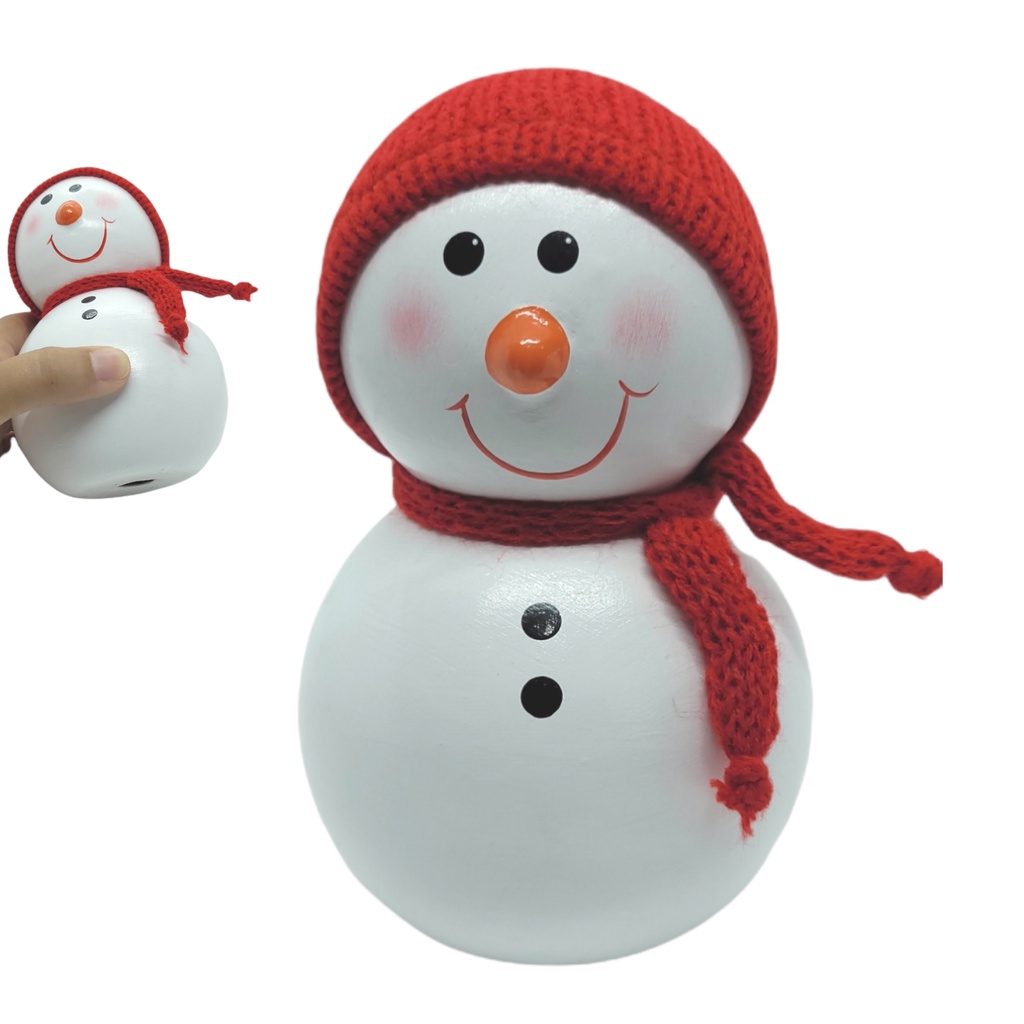 boneco de neve enfeite de natal decoração mesa natal