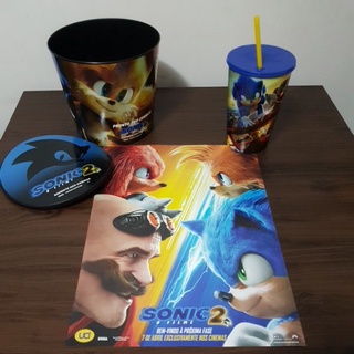 Ingresso Colecionável Filme Sonic Tails Cinemark