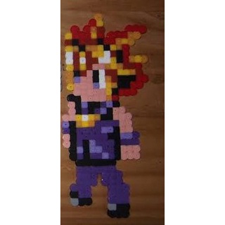 Chaveiro / Ima / Peça decorativa Omori Omocat personagens jogo RPG pixel  art perler beads hama beads