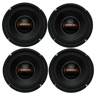 Kit 04 Alto Falante Mini Paredao 6 Polegadas 150w Rms Lancamento 4 e 8 Ohms Medio Woofer