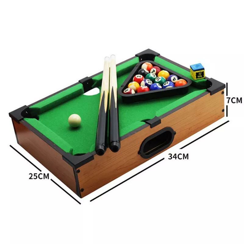 Mini Mesa De Sinuca Bilhar Snooker Portátil Jogo Brinquedo