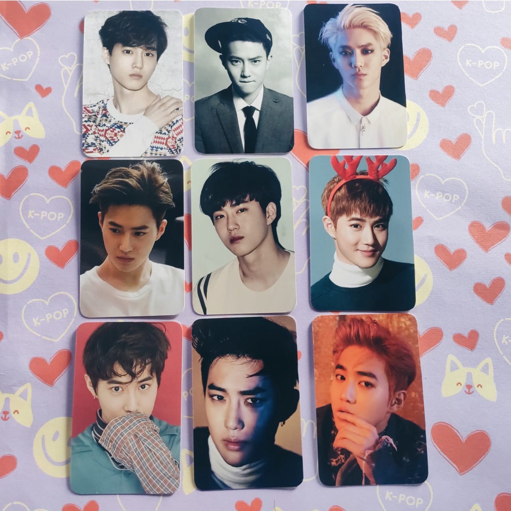 Photocard Suho EXO 10TH ANNIVERSARY Repackage Photocard Set