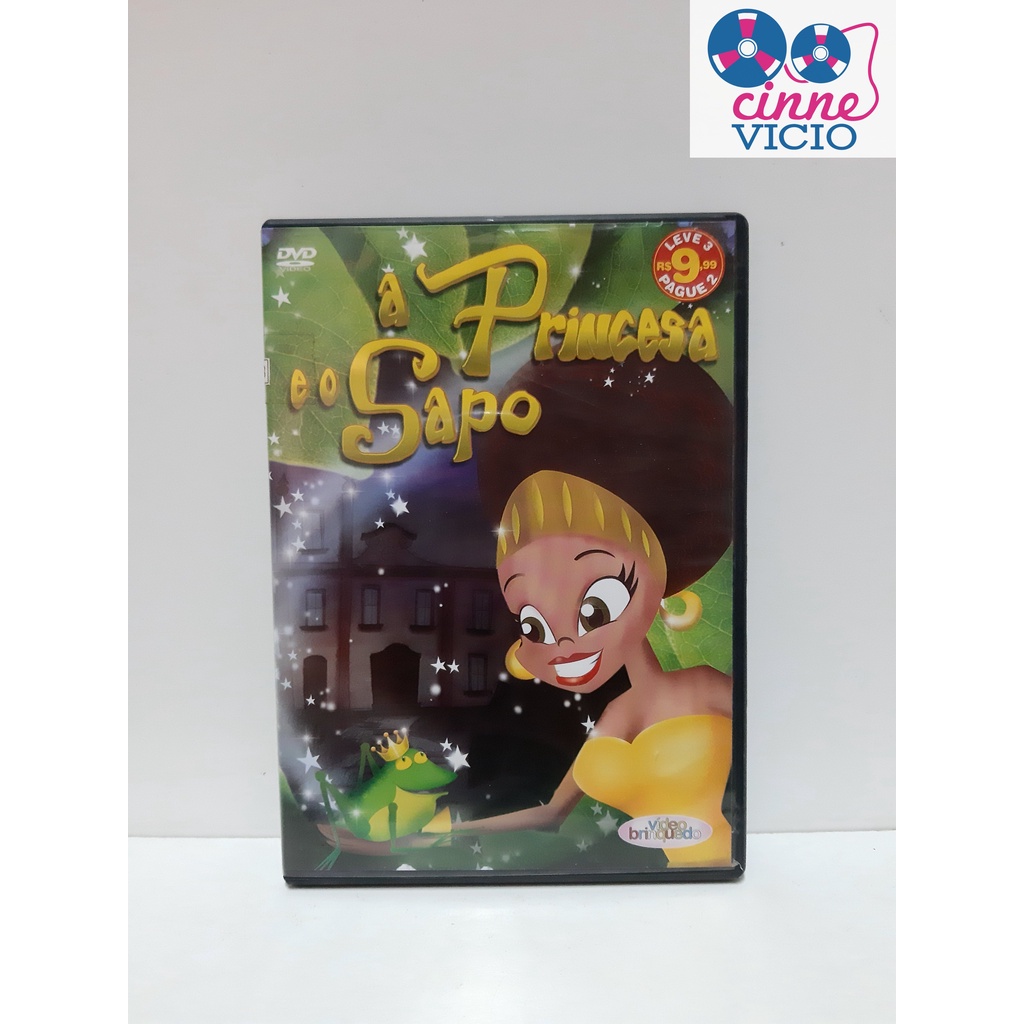 DVD A Princesa e o Sapo (ponta de estoque) | Shopee Brasil
