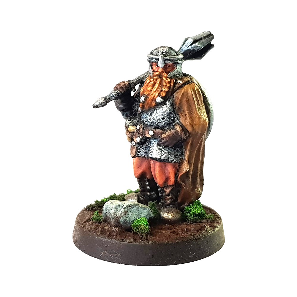 Kromnar Coroa de Aço - Basilisco Miniaturas - Metal Branco - Miniaturas para RPG