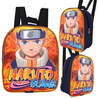 Lancheira Escolar Menino Naruto Uzumaki Desenho C/ Potinhos Cor