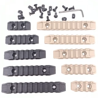 Conjunto 1 3/5/7/9 slot MLOK/KEYMOD Trilho De nylon Para Brinquedo Osso De Peixe Acessórios De Decoração
