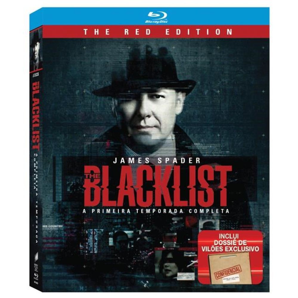 Blacklist Blu-ray 1ª Temporada Completa 6 Discos Box Com Luva - Série ...