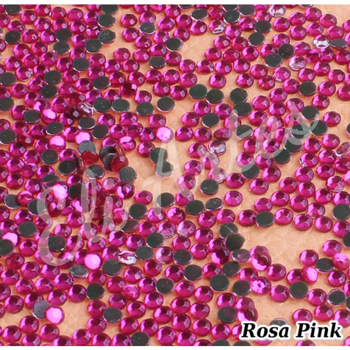 Strass Vidro Cristal Rosa Pink - tam. 2mm | Shopee Brasil