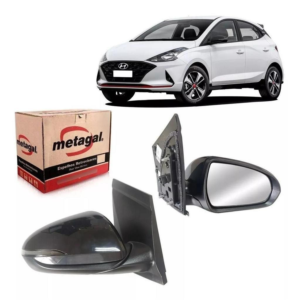 Retrovisor Hb20 2020 2021 2022 Com Pisca Original Metagal | Shopee Brasil