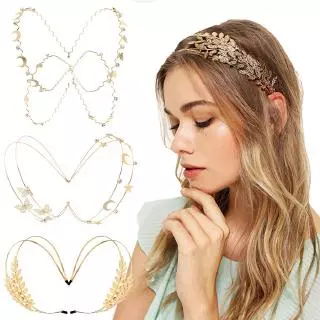 Faixa De Cabeça / Tiara De Liga Francesa Com Camada Dupla / Estrela / Coreana Para Meninas