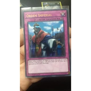 Yugioh Ordem Imperial (Imperial Order) - Ultra Rara 1ª Edição Carta Original Konami em Português Yu-gi-oh TCG