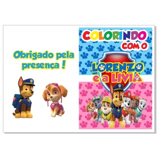 Patrulha Canina - Revista para colorir