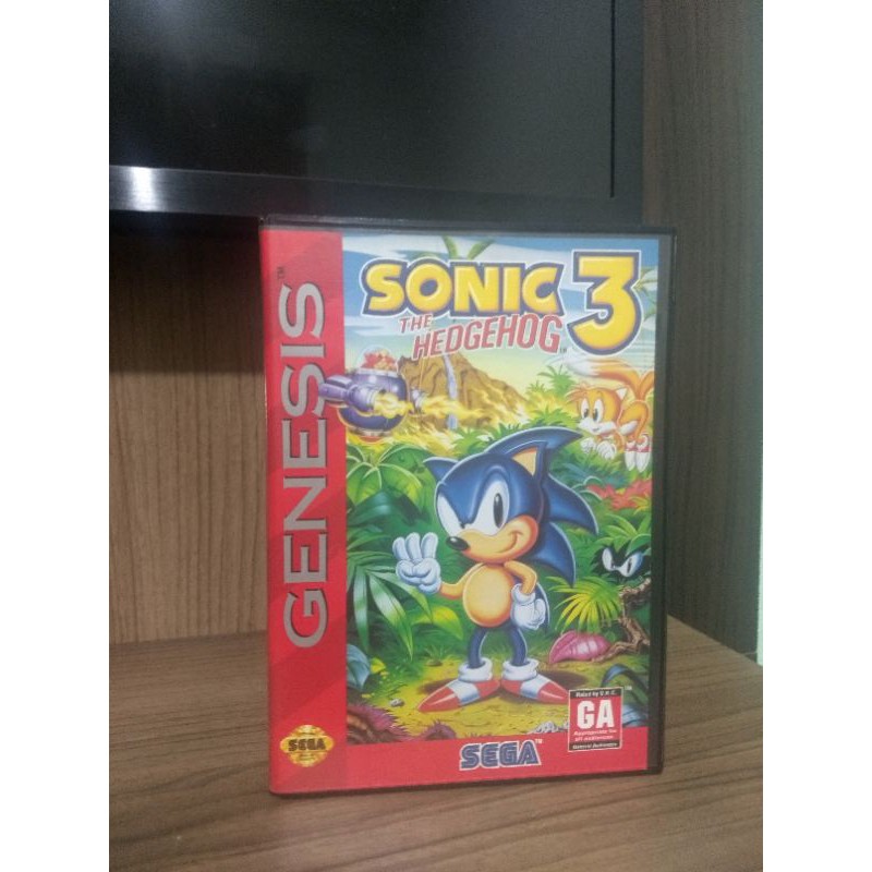 Jogo Sonic 3 The hedgehog mega drive geneses | Shopee Brasil
