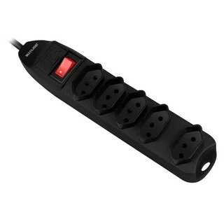 Filtro De Linha Multilaser 5 Tomadas Preto Wi297 BIVOLT em Oferta na Shopee