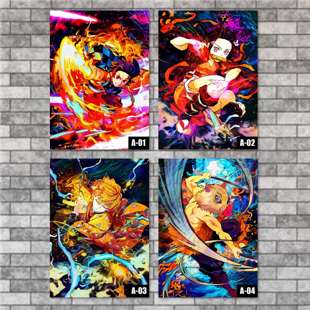 Quadro Tanjiro Demon Slayer Premium