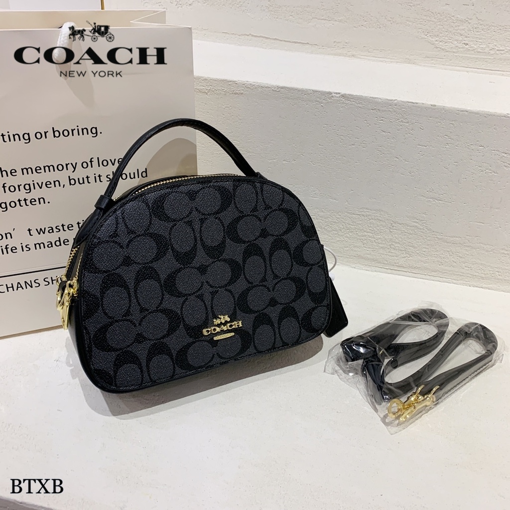 Bolsa Coach Original Sierra Satchel Preta Feminina