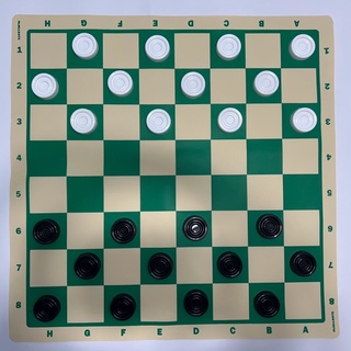 Jogo de xadrez e dama tabuleiro oficial em madeira com gaveta 39 X 39 X 5  cm