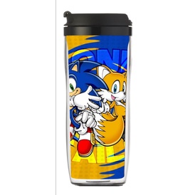 350/500ML Anime Cartoon Sonic The Hedgehog Insulated Cups Students