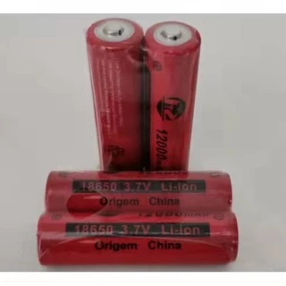 Bateria Para Lanterna 18650 12000mAh 3.7V Li-ion