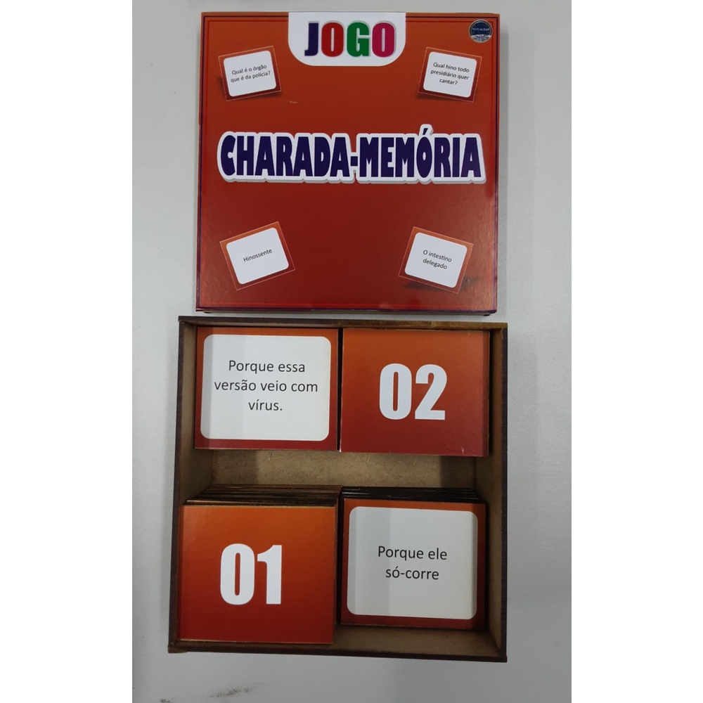 Jogo Charada Memória | Shopee Brasil