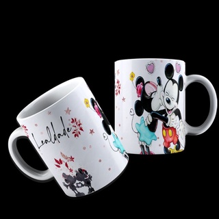 Caneca Personalizada Emoções Mickey e Minnie 325 ml