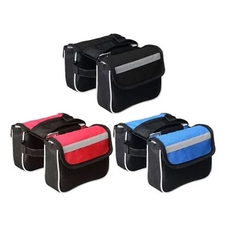 Bolsa Dupla De Quadro Para Bicicleta Bike Celular E Ferramentas