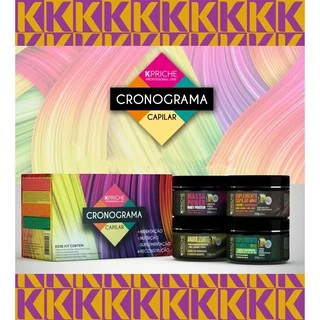 Kit Cronograma Capilar 250g Kpriche Tratamento Fácil