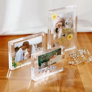 Graduação Nórdico Acrílico Moldura De Foto Suporte Exibição Titular Do Cartão De Identificação Kpop