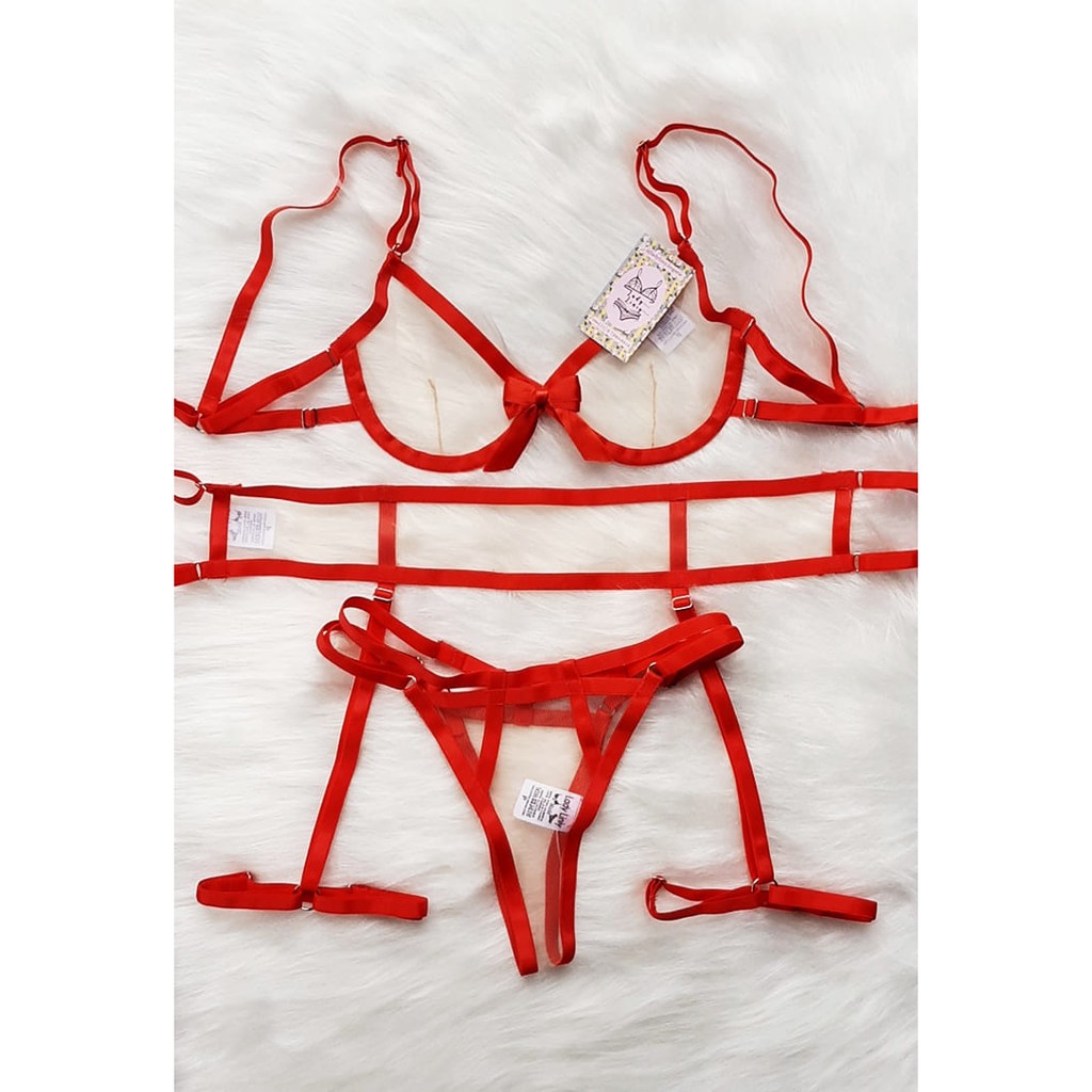 Conjunto lingerie sexy lingerie sensual moda intima moda feminina