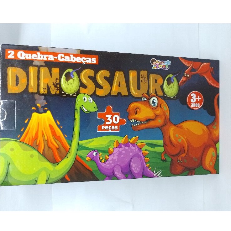 Quebra Cabeça Dinossauros Período Jurássico 1000 Peças Toyster