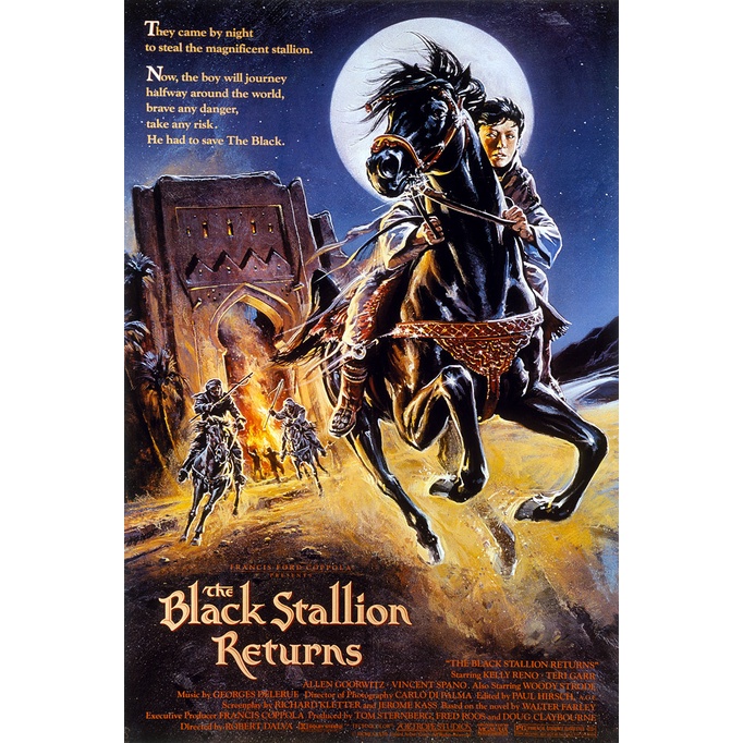 O Regresso do Corcel Negro (1983) (The Black Stallion Returns) Kelly ...