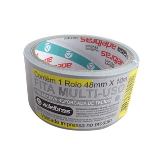 Fita Adesiva Reforcada Silver Tape 48x10M Cinza 803080002 A