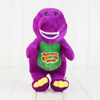 Amarelo Verde Roxo Dinossauro Barney Crianças Brinquedos de Pelúcia Boneca  Dos Desenhos Animados (Color : Green 1pcs 30cm)