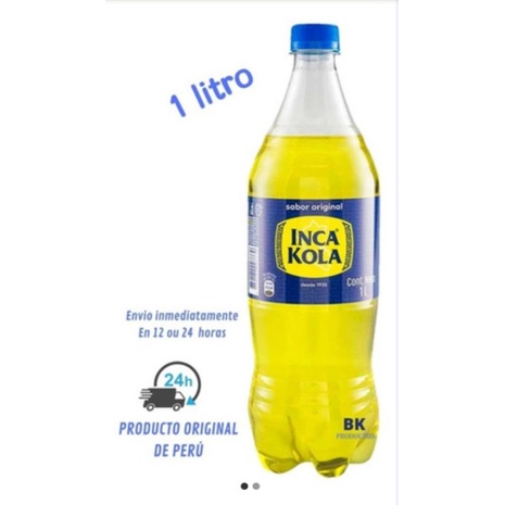 Inca Kola De Perú 1 Litro Unid | Shopee Brasil