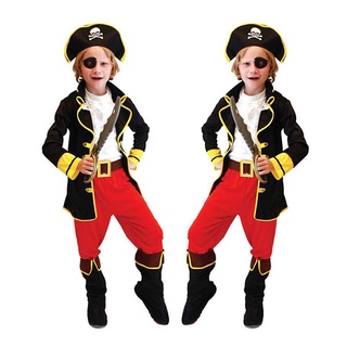 20 FANTASIAS DE PIRATA INFANTIL: Como Fazer!  Pirate costume kids, Boy  costumes, Boys pirate costume