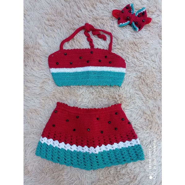 Roupa infantil de store croche