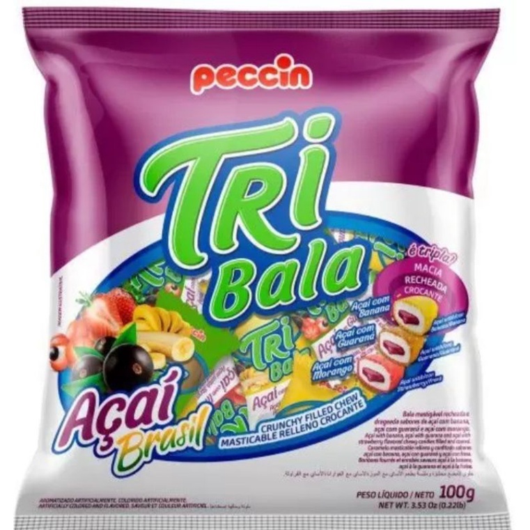 Tri Bala 500g - Peccin Escolha seu sabor | Shopee Brasil