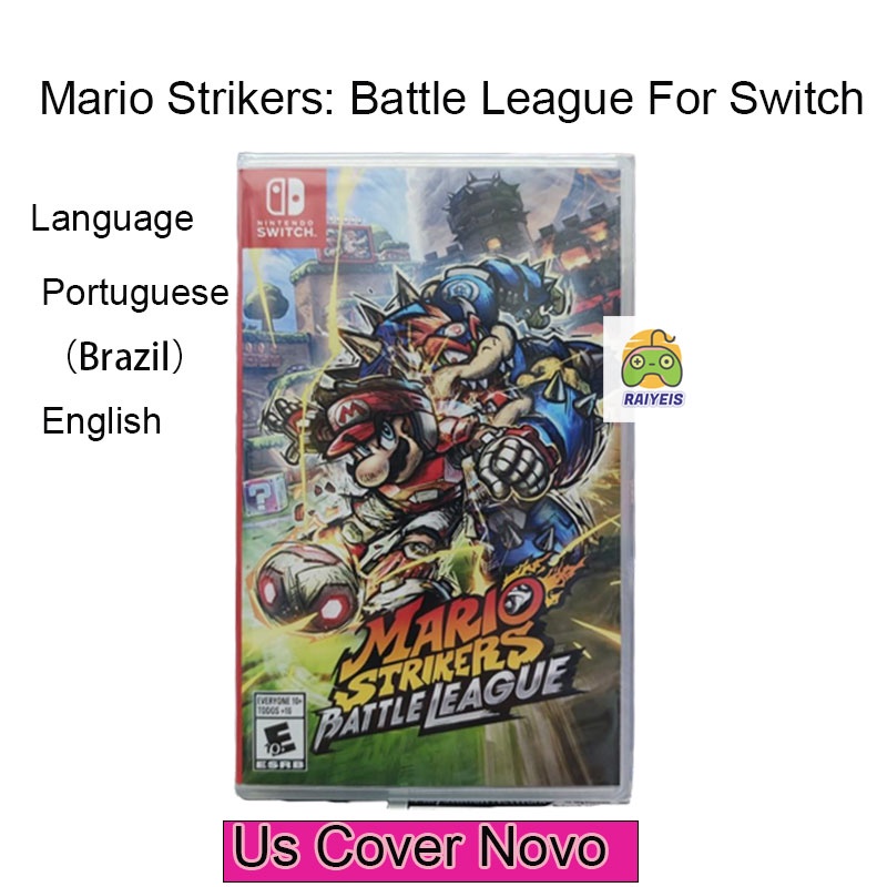 Jogo Mario Strikers Battle League Nintendo Switch Mídia Física