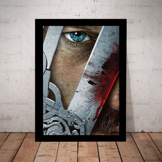 Quadro decorativo Bjorn Ironside Serie Vikings