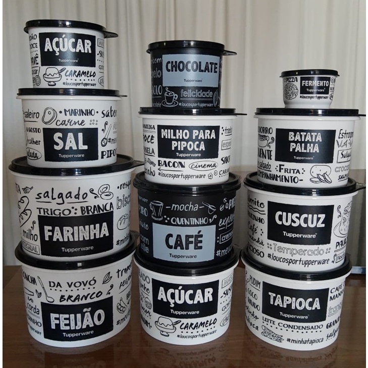 Tupperware Linha PB armazenagem
