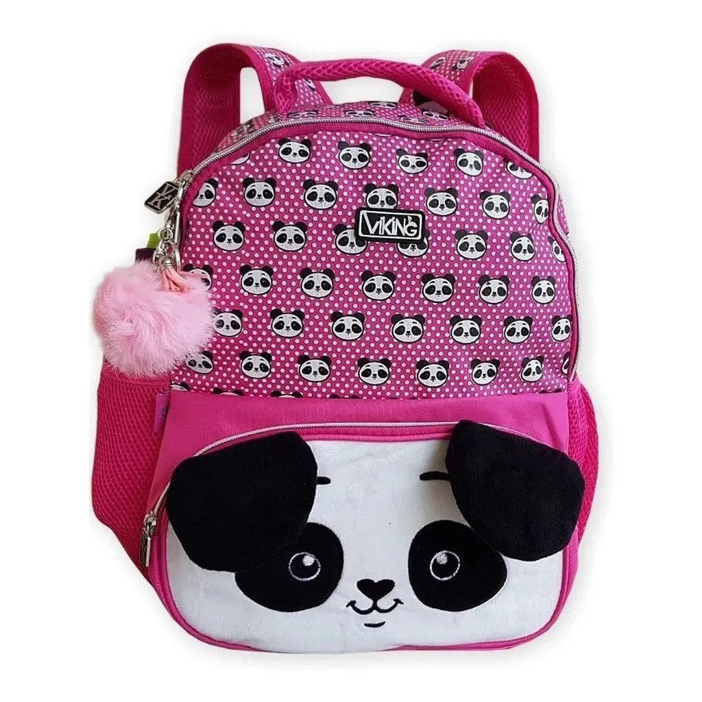 Mochila Panda Orelha Bolso Pelúcia Vozz M4206 Shopee Brasil