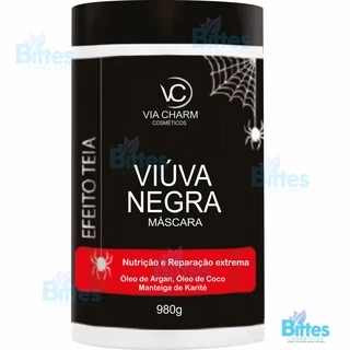 Máscara Capilar Viúva Negra Via Charm Reparação Extrema