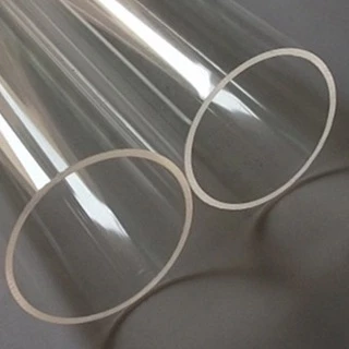 Tubo Acrílico Cristal (cano) Ø50mm Externo - Parede 3mm de espessura