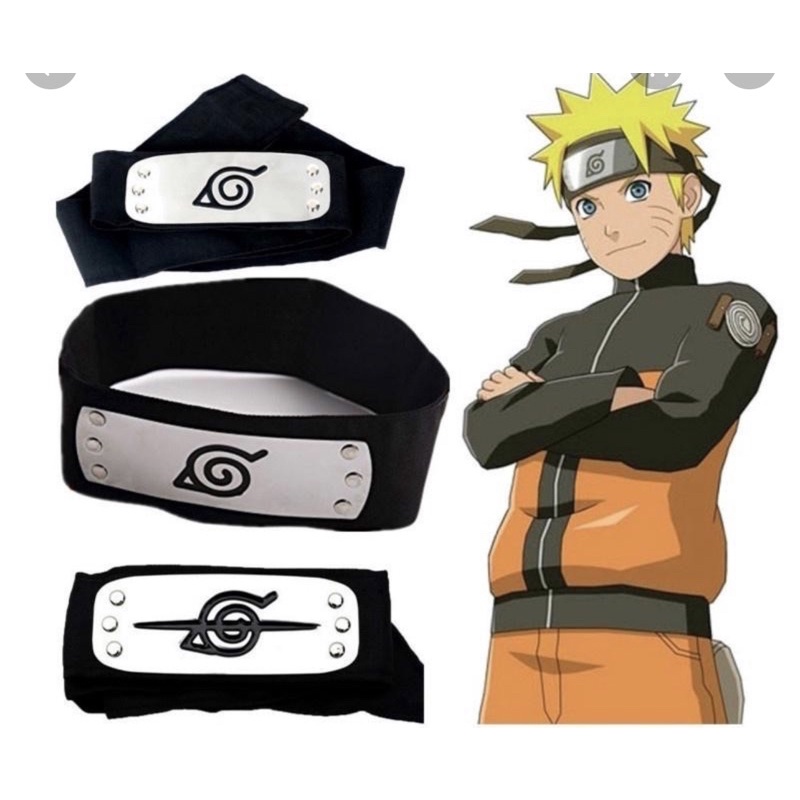 Bandana Aldeia Da Folha de Metal - Naruto Shippuden