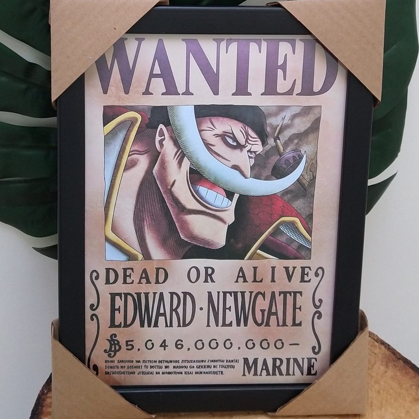 Estátua Edward Newgate Barba Branca Gura Gura No Mi: One Piece