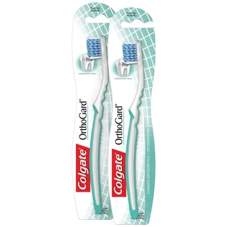 Kit C/ 2 Escovas Dental Colgate OrthoGard Cabeça Ultra Compacta em Oferta na Shopee